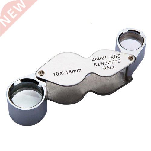 10x Magnifier Glass Jewellers Eye Foldable Jewelry Loop Loup