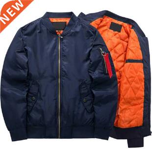New Brand Fashion Jacket Mens Large Casual Men Pilot Size