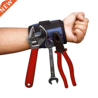 Polyester Strong Magnetic Wristband Portable Tool Bag Pouch