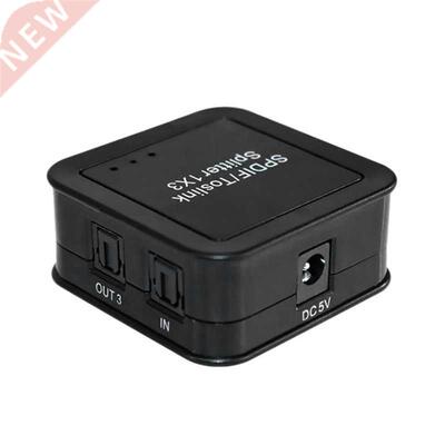 1X Digital Optical Spdif Toslink Audio Splitter with Remote