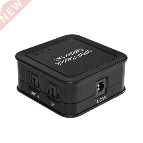 1X Digital Optical Spdif Toslink Audio Splitter with Remote