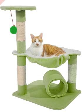 US Delivery Cat Jumping Toy With Ladder Scratching Wood Clim