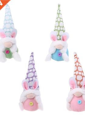 Ester Bunny Gnome Rbbit Plush Toys Doll Ornments Spring K