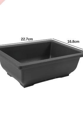 1PC Flower Pot Imitation Plastic Square Pots Flower Bonsai B