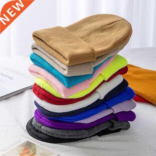 New Unisex Multicolor Autumn &p; Winter eanie Hat Men asic D