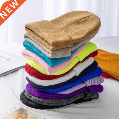 New Unisex Multicolor Autumn &p; Winter eanie Hat Men asic D