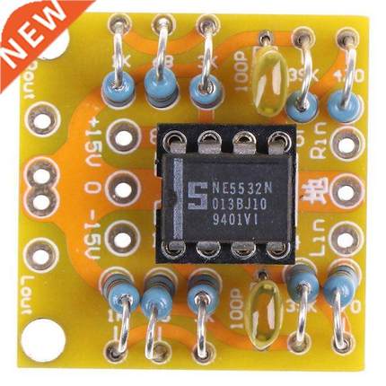 Dual OP Amp Board Preamp DC Amplification PCB for NE5532 OPA