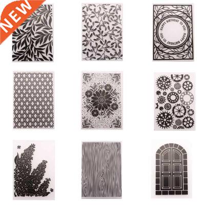 Leaf Plastic Embossing Folder Template  Scrapbook Photo A