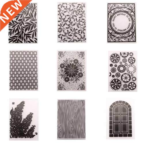 Leaf Plastic Embossing Folder Template  Scrapbook Photo A