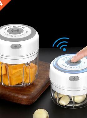 Electric Garlic asher Vegetable Chili eat Garlic Press Rec