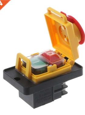 KJD12 250V 4Pin Start Stop No Volt Release Pushbutton Switch