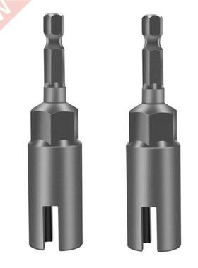 2 Pack Deep Power Wing Nut Driver, Slot Wing Nuts Drill Bit