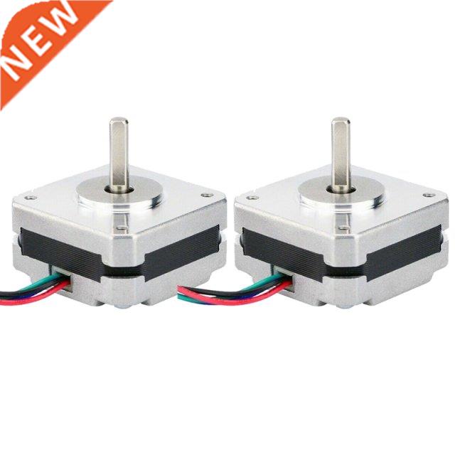 2Pcs 17Hs08-1004S 4-Lead Nema 17 Stepper Motor 20mm 1A 13Ncm