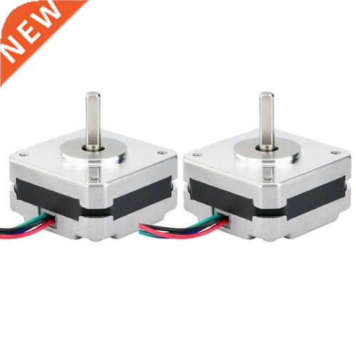 2Pcs 17Hs08-1004S 4-Lead Nema 17 Stepper Motor 20mm 1A 13Ncm