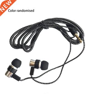 Braided Wiring In Ear Plating Headset 3.5mm Plug Wired