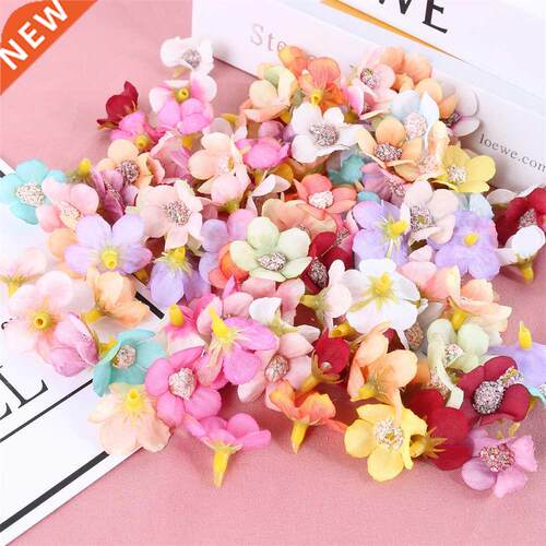 50/100Pcs Artificial Gerbera Silk Flower Head Home Decor