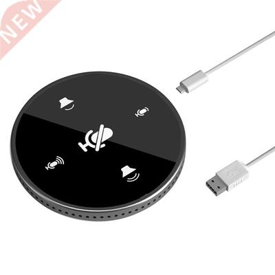 USB Conference Microphone,Omnidirectional PC Computer Conden