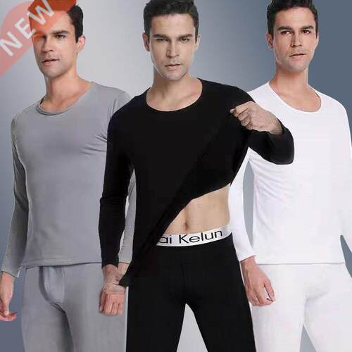Men's Thermal Underwear Men Autumn Winter Long Johns Sets Fl