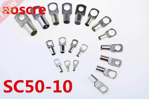 10pcs/Lot SC 50-10 50mm2 10mm Bolt Hole Tinned Copper Cable