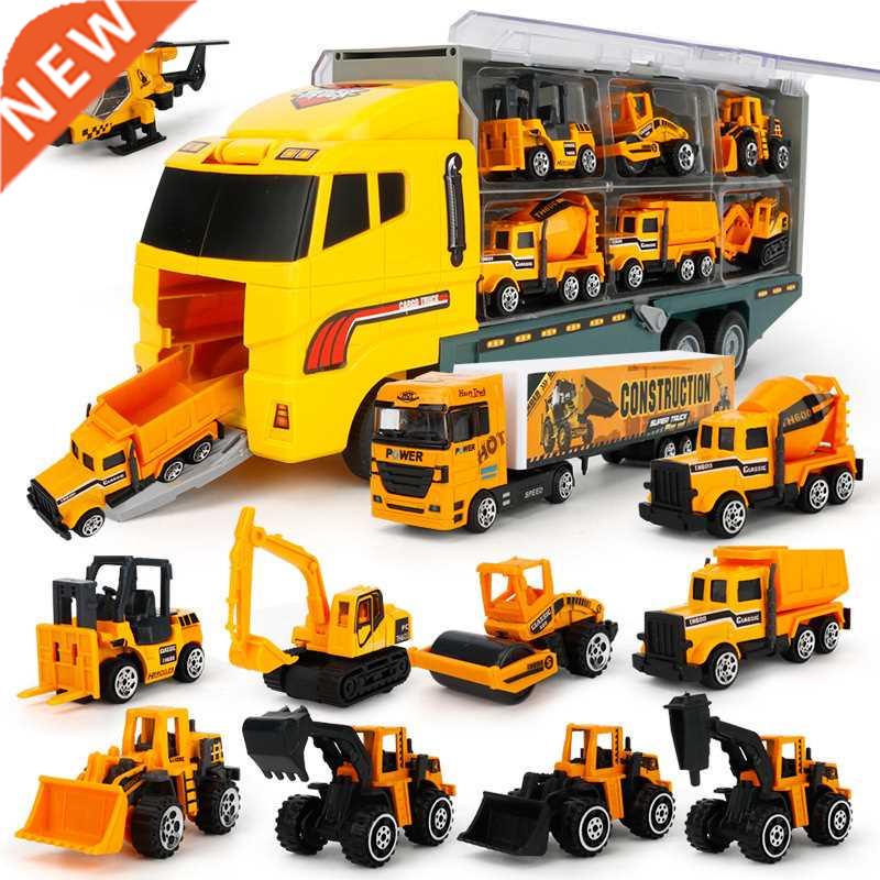 Big Construction Trucks Set Mini Alloy Diecast Car Model 1:6