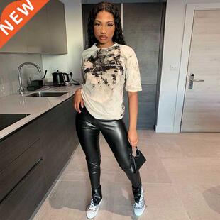 Women Winter Pants Faux Leather Leggings Women Casual PU War