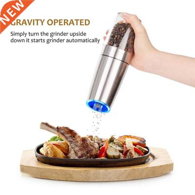 Automatic Salt and Pepper Grinder with LED Light Set