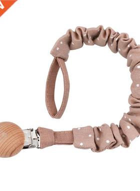 Baby Infant Cotton Pacifier Clip for Newborn Teething Soothe