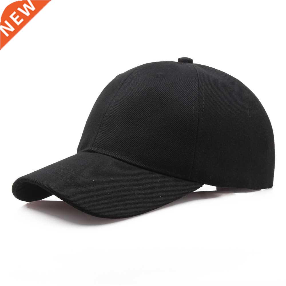 Black Cap Solid Color Baseball Cap Snapback Caps Casquette H