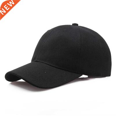 Black Cap Solid Color Baseball Cap Snapback Caps Casquette H