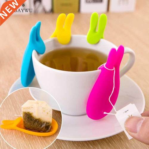 LINSBAYWU New Silicone Tea Tool Cup Small Rabbit Recognizer