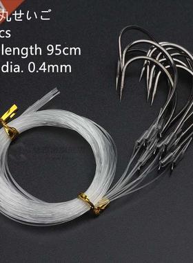 10PCS Crankbaits Fishing Lures Baits Fish snelled Hooks Big