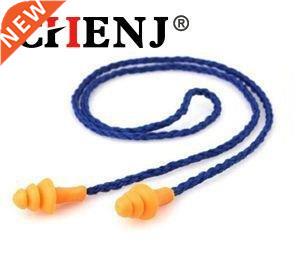 1pc Waterproof Soft Ear Plugs Silicone Corded Reusable Heari