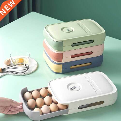 Home Refrgerator Eggs Storage Holder Drawer Type Mult-Laye