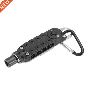 EDC Climbing Carabiner Paracord Buckle Flashlight Wrench Too
