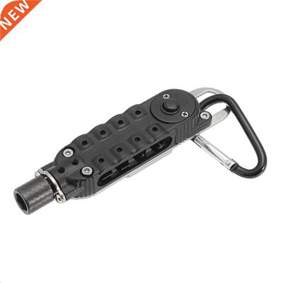 EDC Climbing Carabiner Paracord Buckle Flashlight Wrench Too
