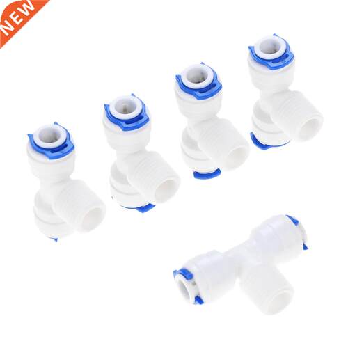 5Pcs+Reverse+Osmosis+System+Fitting+T+Shape+Tee+1/4