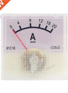 Square Shape Current Test Mechanical Pointer DC Amperemeter