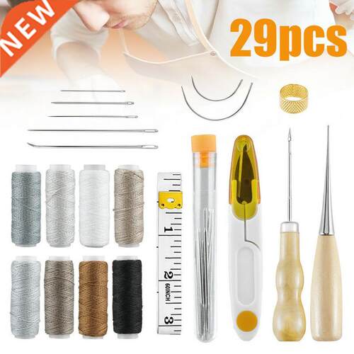 29-piece Leather Fabric Sewing Craft Tool Set  Needle