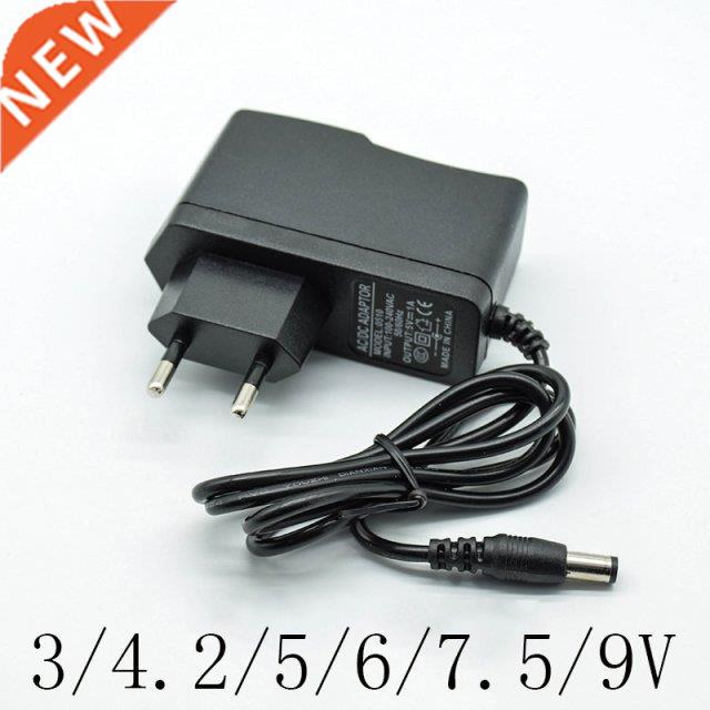 100-240V AC Converter Adapter DC /4.2/5/6/7.5/9/12 V 1A/100