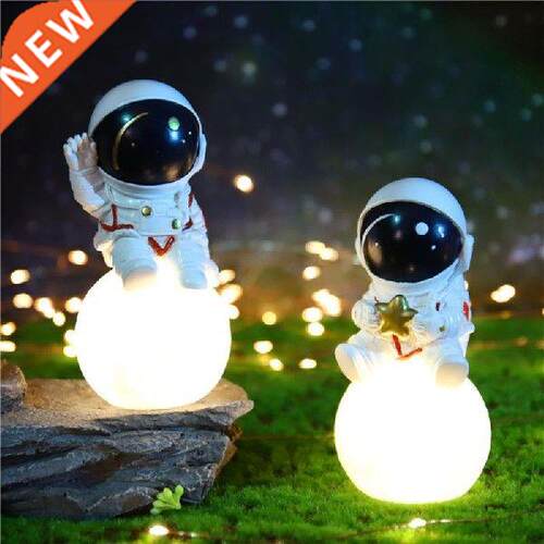 Astronaut Star Lamp Children's Home Bedroom Ornament Small