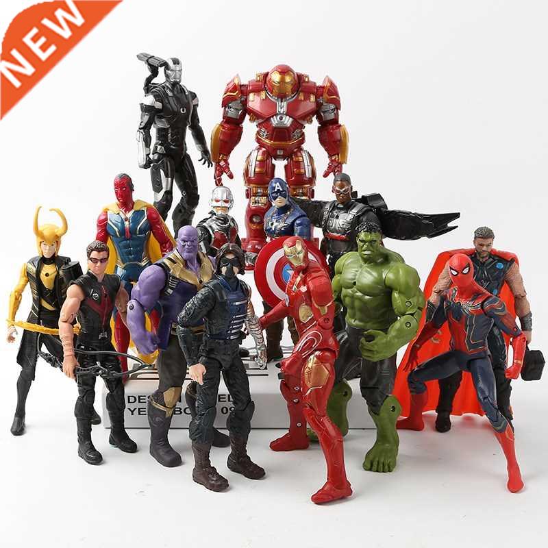 Marvel Avengers  Infinity War Action Figures Toys Hulk Cap