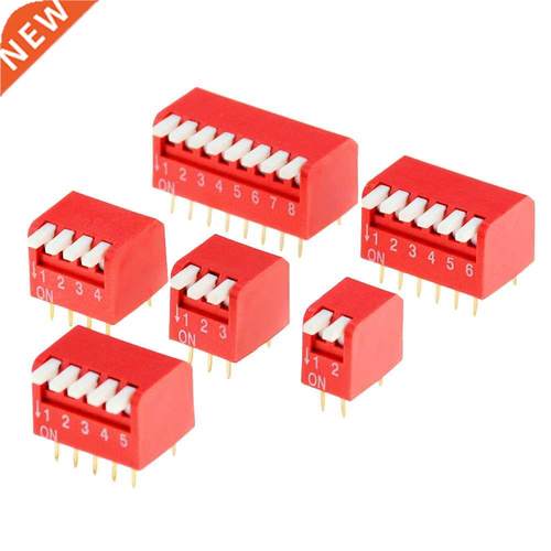 5PCS Slide Type Lateral Switch Module 2P 3P 4P 5P 6P 8P Bit