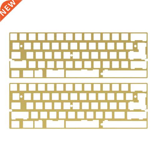 KBDfans CNC Aluminum/Brass 60% Plate For DZ60 Customized Mec