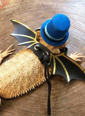 Adjustable Lizard Leash Set Bearded Dragon Harness Party
