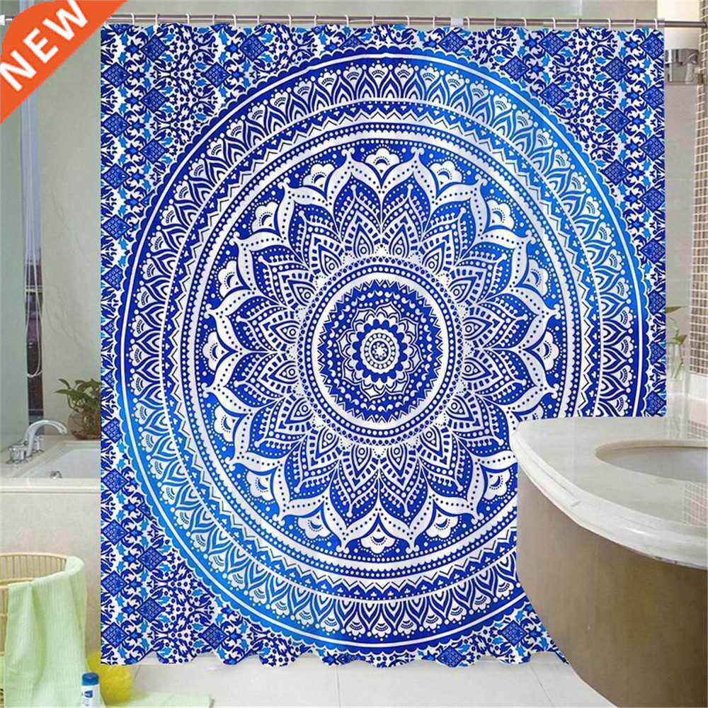 Bohemia Mandala Shower Curtain Waterproof Thick Frabic