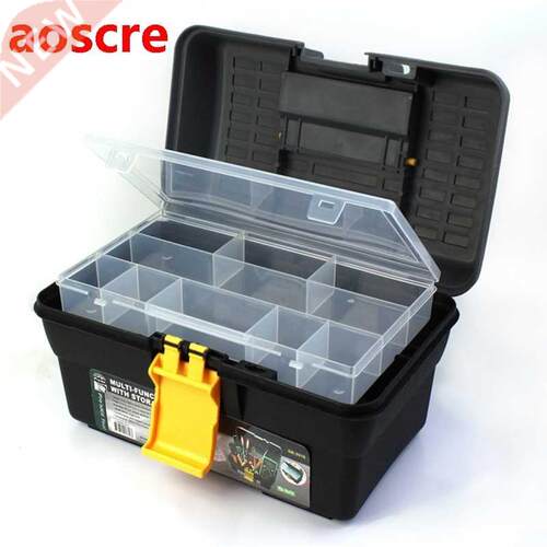 290x175x175mm Multifunction Plastic Toolbox Home Hardware Ha