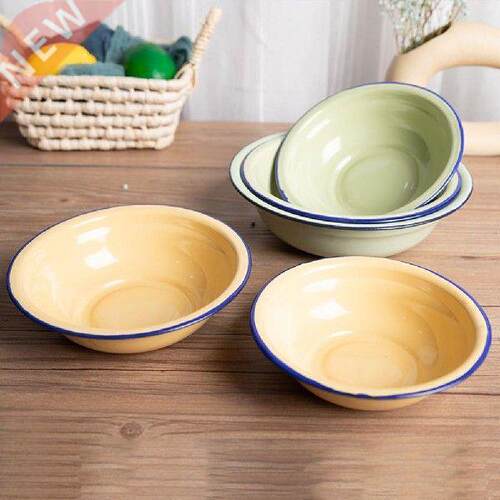 Dropshipping Salad Bowl Noodle Rice Bowl Durable Vintage