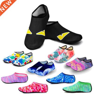 Men Women Kids Wter Sport Bech Swimming Socks Thin Multi P