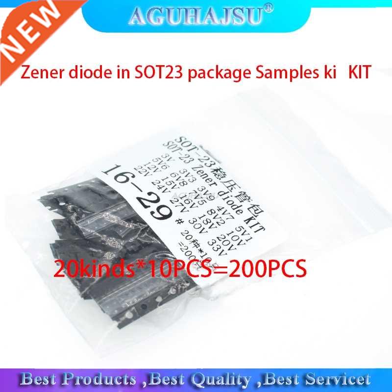 20kinds*10PCS=200PCS Zener diode in SOT23 package Samples ki
