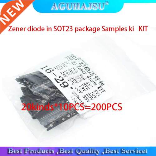 20kinds*10PCS=200PCS Zener diode in SOT23 package Samples ki